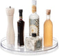 iDesign 14.5-Inch Lazy Susan Organizer - Large Lazy Susan Turntable for Cabinet or Pantry, Clear