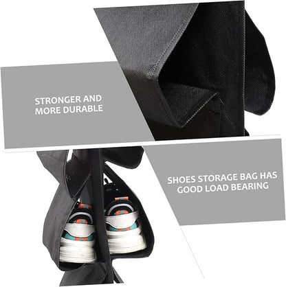 GLEAVI Hanging Shoe Organizer Large Capacity Folding Bag Wall Storage Non-woven