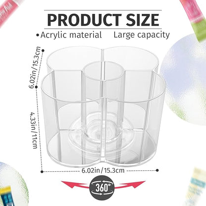 Drink Packet Organizer for Powdered Drink Mix,Powder Packet,Water Packet,Water Flavor Packet,Lazy Susan Organizer for Drink Mix Necessities Rotating Holder (Flower)