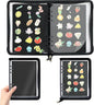 LIQALU Enamel Pin Display Book Pin Collection Binder Holder Trading Book with 8-Page Display Boards A5 Brooch Pin Storage Organizer Binder Album for Travel Collectors (Black)