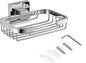 SEIDO Soap Dish for Shower, 304 Stainless Steel Bar Soap Holder for Bathroom & Kitchen, Polished Chrome Soap Tray for Shower, 4.8" L x 3.2" W Internal