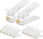 CiBiZi Clear Shoe Slots Organizers 12Pack Shoe Stacker Organizer for Closet Shoe Stackers for a Pair of Shoes Shoe Display Shelf Shoe Rack Holders Space Saver Organizador de Zapatos (Clear)