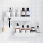 Kitsure Shower Caddy - 2 Pack Adhesive Shower Organizer, Rustproof Metal Shelves, No-Drill Bathroom Organizers and Storage, White, XX-Large