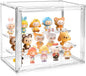 Acrylic Display Case for Collectibles Clear Display Box for Figures with Magnetic Door, Stackable Design, Dustproof, Miniature Display Shelf for Action Figures,Display Box Display Case(1PCS)