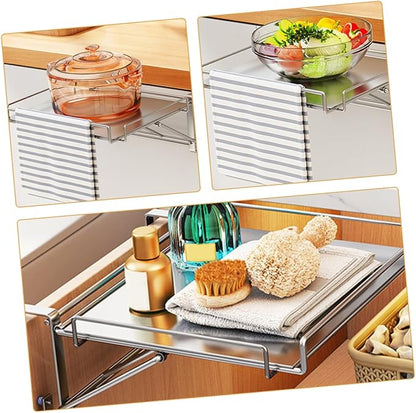 DECHOUS Cabinet Door Shelf Organizer Multi-use Hanging Shelf Kitchen Storage Spice Rack