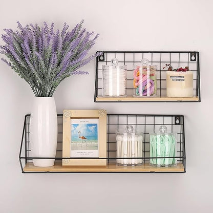 4 Pack Qtip Holder - Restroom Bathroom Organizers and Storage Containers,- 10 oz Clear Plastic Apothecary Jars set with Lids for Organizing Cotton Pads, Swabs, Balls, Floss