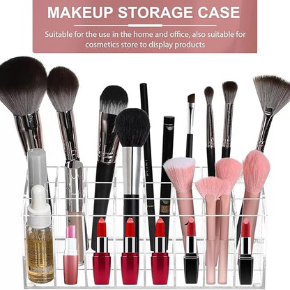 Lipstick Organizer 24 Slot Lipstick Holder Display Rack Small Clear Plastic Compact Lip Gloss Perfume Sample Mascara Holder