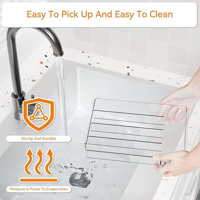 Yieach Clear Small Silverware Organizer 9 inch Wide for Kitchen Drawers,BPA Free Silverware Trays and Plastic Silverware Dividers & Holder,Utensil and Flatware Drawer Organizer Suitable for Fork,Spoon