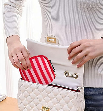 Travel Jewelry Case Small Jewelry Organizer Purse Jewelry Bag Women Gifts Jewelry Purse for Bracelet Rings Earring Necklace