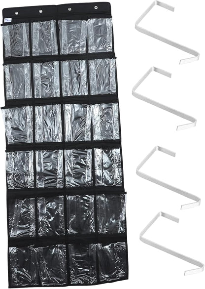 ULTECHNOVO Door Hanging Shoe Storage Bag Non Woven Organizer with Spacious Pockets for Bedroom Multi Purpose Hanging Bag for Shoes Accessories and Items Easy Installation and Strong Design