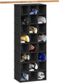 Simple Houseware 24 Section Shelves Hanging Shoes Organizer Holder for Closet, Black