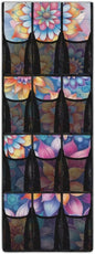 12 Large Mesh Pockets Over the Door Shoe Organizer Colorful Mandala Flower Hanging Shoe Rack for Closet Shoe Organizer Door Hanger