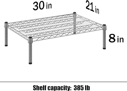 21" Deep x 30" Wide x 8" Height Wire Shelving Kit | 1-Tier | NSF Commercial Storage Rack Unit