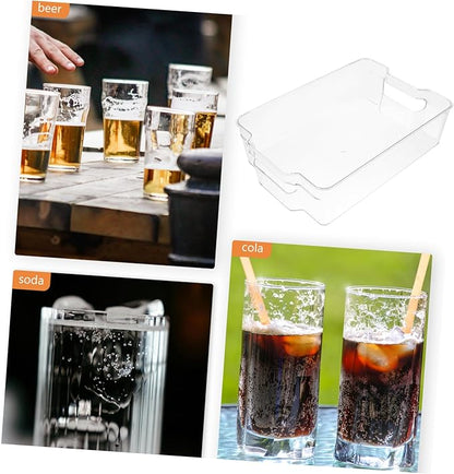 Fridge Beer Can Organizer Beverage Storage Holder for Efficient Fridge Space Management Multi-functional Canned Food Storage for Soda Beer