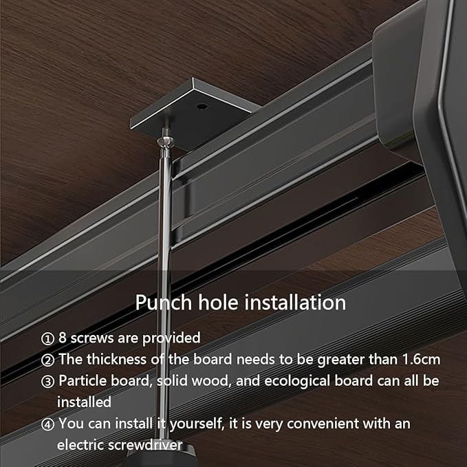 Pull Out Valet Rod for Pants Hangers, Top Mounted Adjustable Sliding Closet Rail, Made of Aluminum Alloy, Smooth Pull-Out, Heavy Duty Trouser Rack Bar for Skirts, Shirts