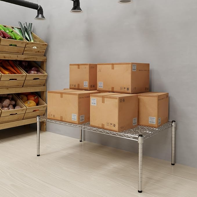 24" Deep x 42" Wide x 14" Height Wire Shelving Kit | 1-Tier | NSF Commercial Storage Rack Unit