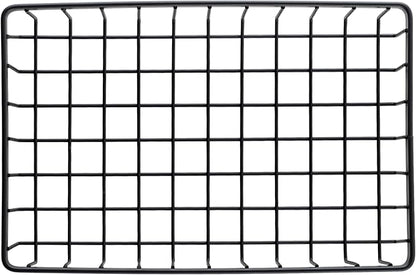 G.E.T. WB-962-MG Rectangular Metal Storage Wire Basket for Pantry, Produce and More, 9" x 6" x 2", Gray
