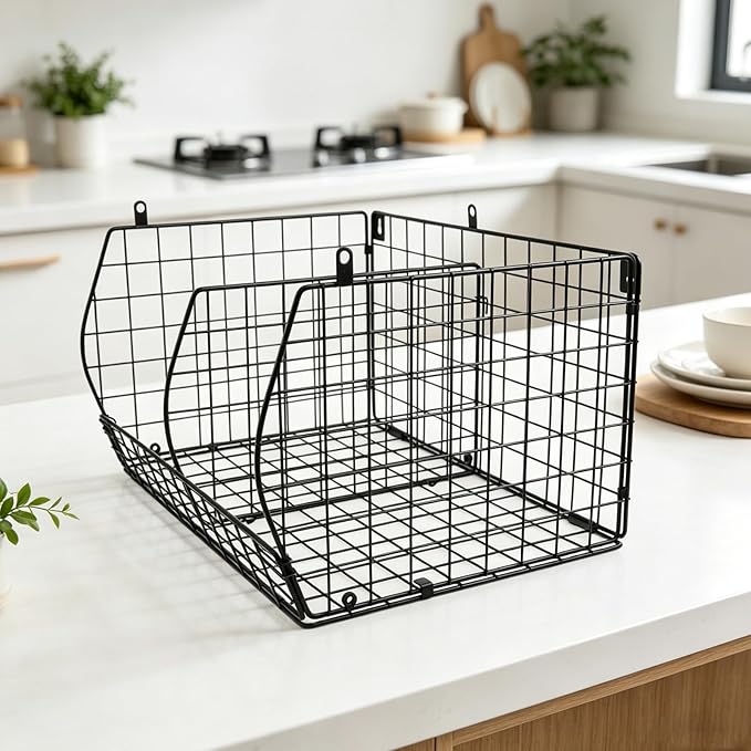 Stackble Can Holder Rack - Foldable Can Dispensers For Soda Canned Food Water Bottle - Drink Beverage Organizer for Cabinet Shelf