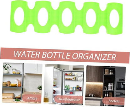 Amosfun 4pcs Refrigerator Beer Holder Beer Bottle Stacking Mat Beverage Rack for Fridge