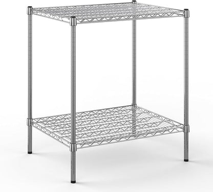 24" Deep x 30" Wide x 34" Height Wire Shelving Kit | 2-Tier | NSF Commercial Storage Rack Unit