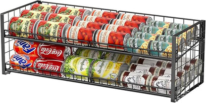 5 Tier Can Rack for Pantry Organizer and Storage Shelf