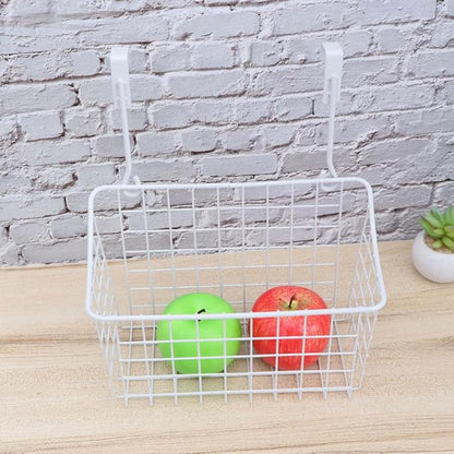 Garneck Cabinet Storage Basket over Door Basket Hanging Storage Rack for Kitchen Bathroom Office