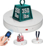 12.6Inch/350lbs Capacity Large Rotating Platform,Remote Rotating Display Stand ,Electric Motorized Turntable,Photography Turntable,Heavy Duty Rotating Platform for Photography,3D Scanner,Exhibition
