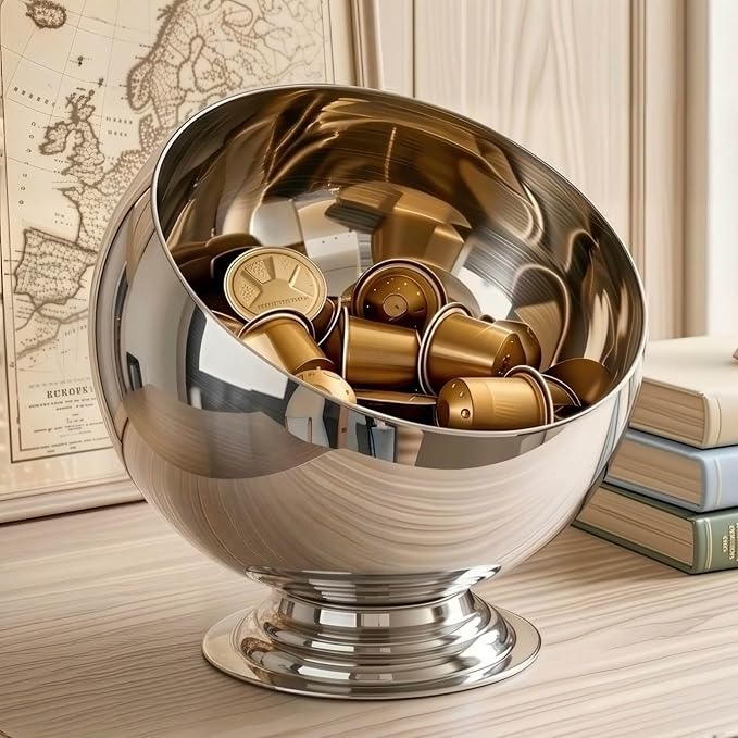 Coffee Pod Holder-Coffee Pod Storage-K Cup Holder-Espresso Pod Holder-Coffee Pod Organizer(SILVER)