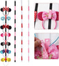Nuolich 4Pcs Mouse Ears Headband Holder Polka Dot Vertical Organizer Hanging Wall Display Decor Hair Accessories Holder