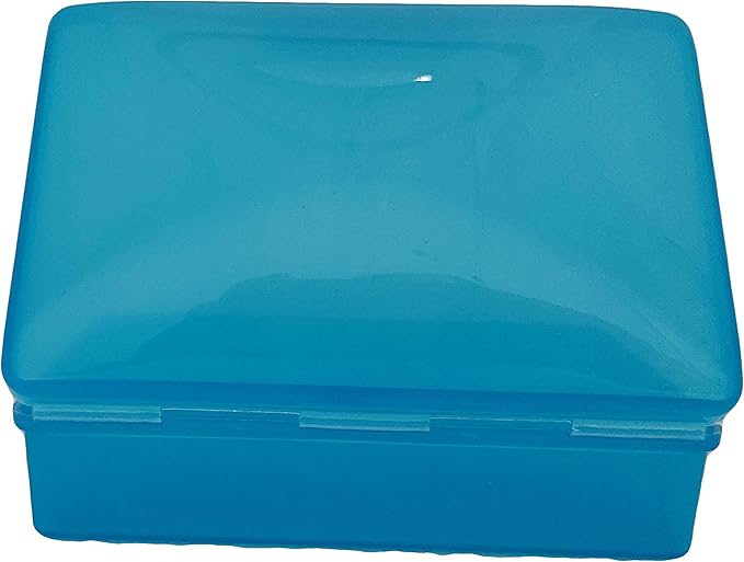American Comb Travel Soapbox, Durable Storage Container, Multiple Colors, Made in USA (1, Blue)