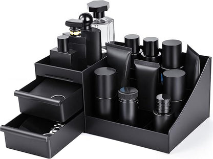 Mens Cologne Organizer, Bathroom Organizer, Perfume Tray, Perfume Stand, Dresser Organizer, Room Decor for Men, Dad Gifts, Gifts for Men