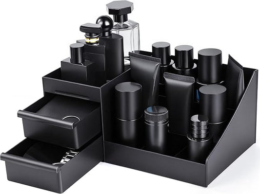 Mens Cologne Organizer, Bathroom Organizer, Perfume Tray, Perfume Stand, Dresser Organizer, Room Decor for Men, Dad Gifts, Gifts for Men