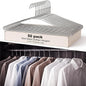 50 Pack Wire Metal Clothes Hangers 16 Inch Thin Hangers for Suits Coats Shirts Pants, Skirts, Space Saving Non Slip, 13 Gauge Silver, for Closet Organization