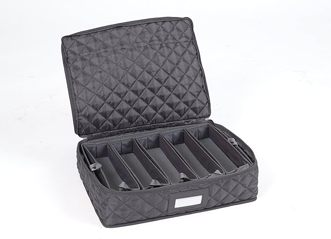 Flatware Storage - Washable and Stain Resistant, ID Window, Kitchen Storage, Slate