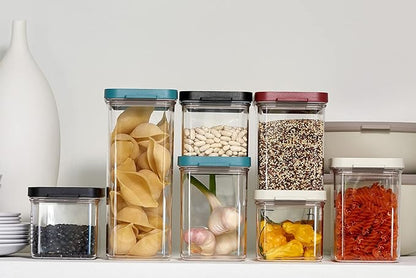 Mepal Food Storage Containers - Storage Box with Lid for Dry Foods - Kitchen Container & Organizer - Airtight Food Storage Container - Dishwasher Safe - 700 ml - Black
