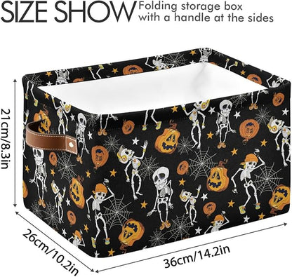 Skeleton Rectangular Storage Basket Organizer Bin Shelf Baskets For Clothes Gifts For Home Office Dorm