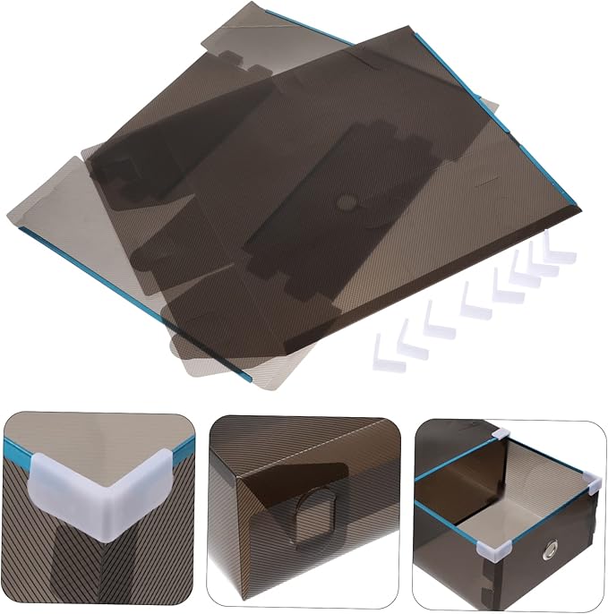 MAGICLULU Cube Storage Bins Dividers 2pcs Desktop Storage Boxes Organizing Bins Home Supplies Holder
