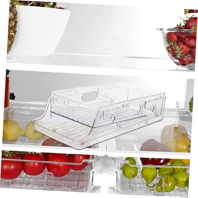 Fridge Organizer Drink Can Rack Beverage Fridge Dispenser Canned Organizers Storage Holder