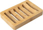 Natural Bamboo Soap Dish and Holder Elegant Design Self Draining Soap Tray for Shower Bar Soap Holder Perfect for Bathroom Sink and Kitchen