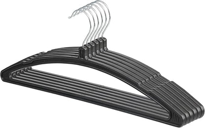 Kuber Industries 12 Piece Plastic Hanger, Black