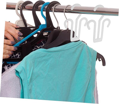 Cabilock 20pcs Plastic Shoe Hangers Modern Slippers Storage Hanging Shoe Organizer
