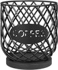 YATINEY Coffee Pod Holder Organizer, Holder for K Cup, Large Capacity Coffee Pod Basket, Versatile Coffee Capsule Storage Organizer, for Kitchen Countertop, Black KH09BB