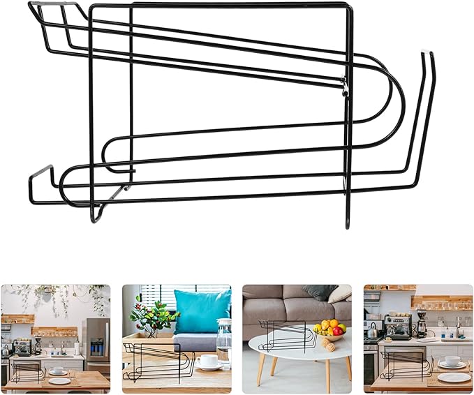 1pc Refrigerator Storage Rack for Cans and Beer Black Beverage Organizer for Fridge Space-Saving Drink Holder Easy Access and Tidy Storage for Home Use