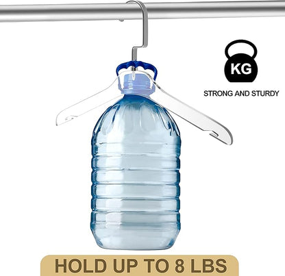 Quality Hangers 5 Pack 12.5 Inches Kids Size Acrylic Hangers – Crystal Clear Hangers for Kids Clothes 7-10 Years Old with Wide Matte Silver Metallic Hook - Acrylic Children Shirt Suit Coat Hanger