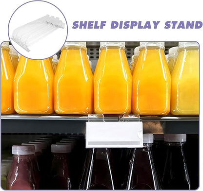 Veemoon 3pcs Shelf Pusher Drinks Organizer Glide Soda Rack Soda Can Organizer Refrigerator Drink Pusher Glide Drink Pusher for Fridge Pusher Rack Drinking Pushers Bottle Snack
