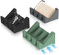 Silicone Self Draining Soap Holder Set, 3 Soap Dishes for Bar Soap, Drying Keep Soap Clean