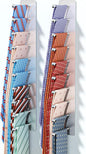 Tie Rack Wall Mounted, Tie Holder Organizer, Closet Ties Organizer Stainless Steels, Adhesive Ties Racks for Men With 20 Hooks, Hanger Storage for Wall Bedroom Living Room Dresser Room (Sliver)