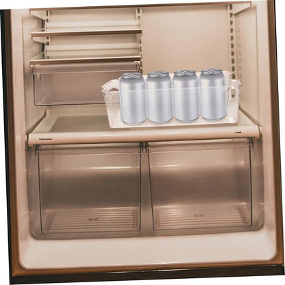 Household Fridge Organizer Drawer-style Beverage Storage Rack for Cans and Bottles Easy Dispenser for Refrigerator Drink Holder