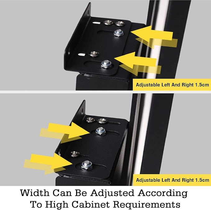 Inside Cabinet Door Organizer,Double-layer Adjustable Pull-down Shelf,Freeing Up Countertop Space,for Bar Coffee Pantry(900mm)
