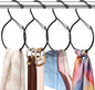 Belt Hanger for Closet, Great Space Saving Belt Hanger, Durable and Sturdy Steel Material, Smooth & Burr-Free Surface, Easy to Use, Multipurpose Closet Hangers for Storing Ties, Scarfs, Hats, 4 Pack